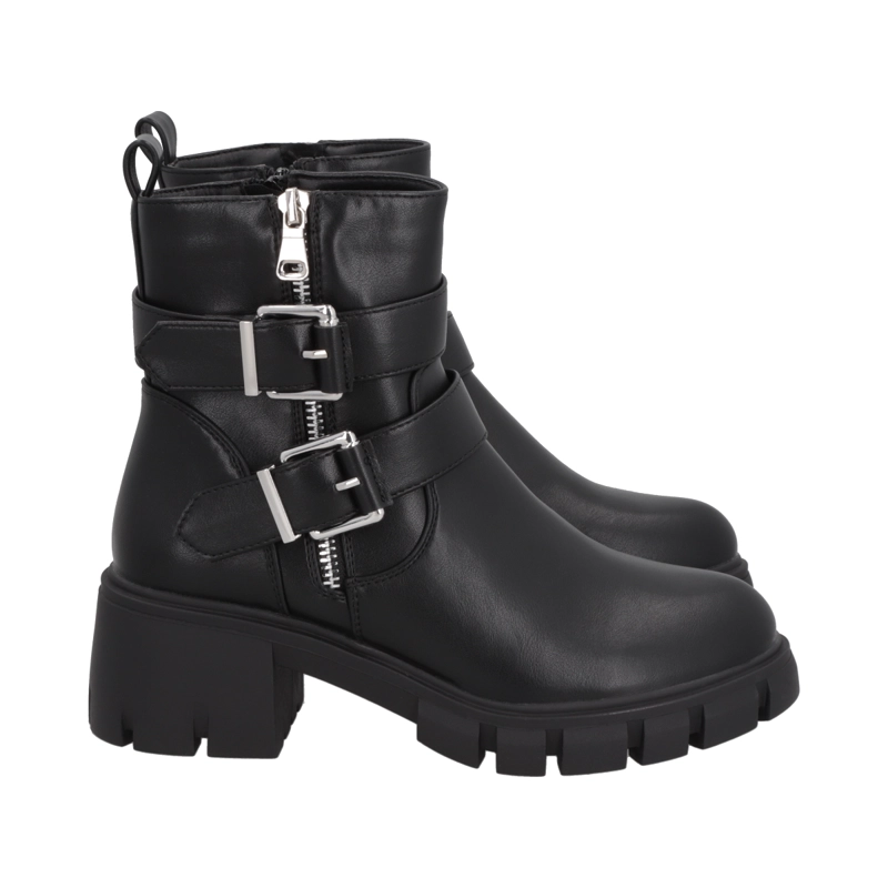 BOTIN NEGRO MUJER REBECCA POLICE - 3