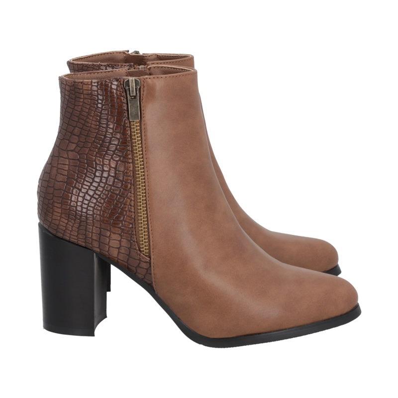 BOTIN MUJER MARRON LUX POLICE - 3