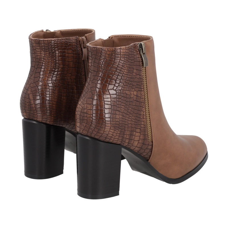 BOTIN MUJER MARRON LUX POLICE - 4