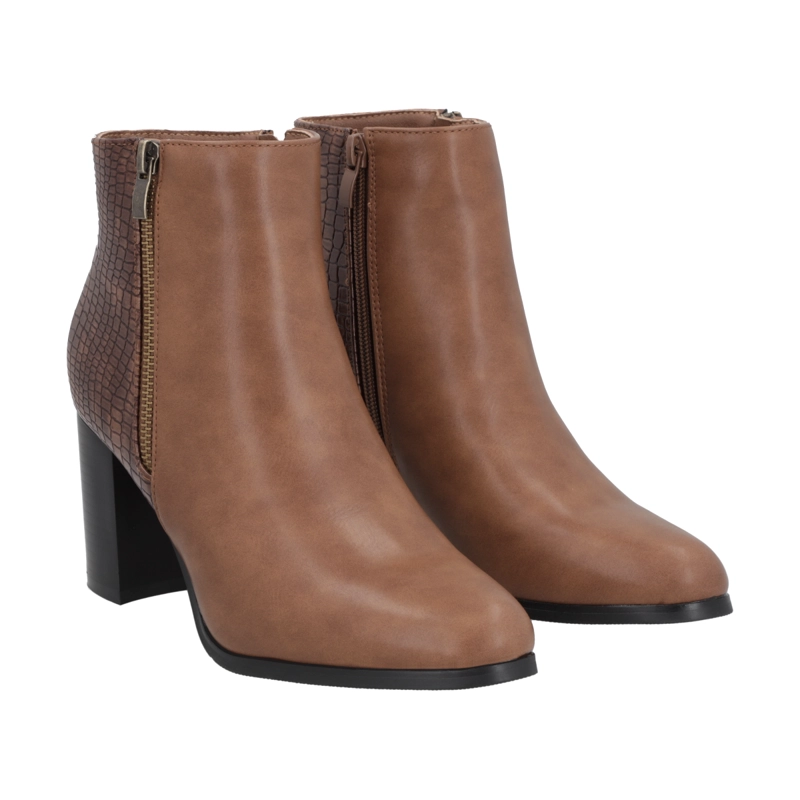 BOTIN MUJER MARRON LUX POLICE - 5