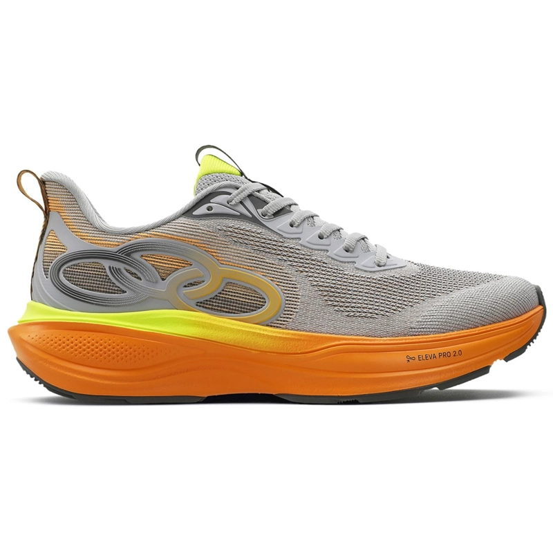 ZAPATILLA RUNNING MUJER PRIDE 4 GRIS/NARANJA - 1