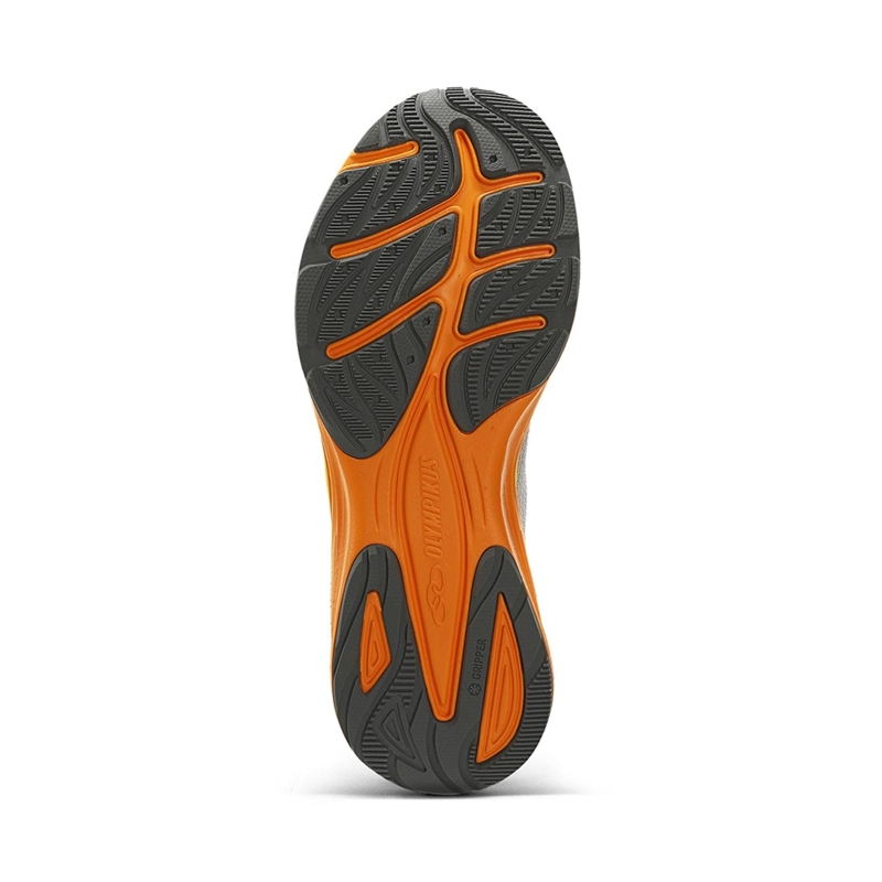 ZAPATILLA RUNNING MUJER PRIDE 4 GRIS/NARANJA - 6