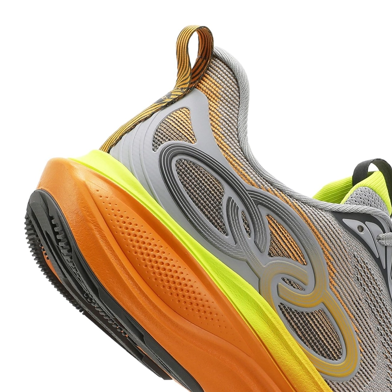 ZAPATILLA RUNNING MUJER PRIDE 4 GRIS/NARANJA - 7