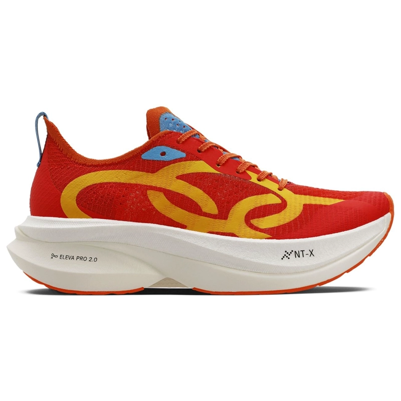 ZAPATILLA RUNNING MUJER CORRE GRAFENO 3 ROJO/AMARILLO - 1