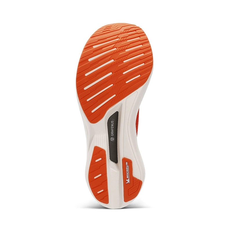 ZAPATILLA RUNNING MUJER CORRE GRAFENO 3 ROJO/AMARILLO - 4
