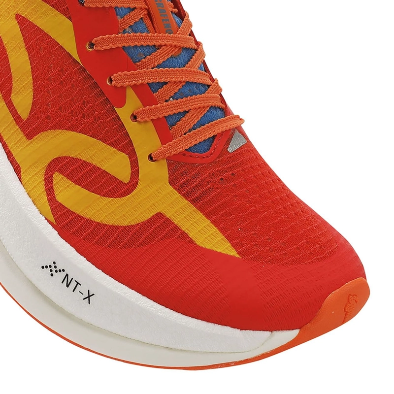 ZAPATILLA RUNNING MUJER CORRE GRAFENO 3 ROJO/AMARILLO - 7