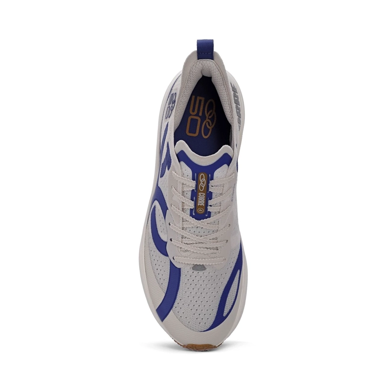 ZAPATILLA RUNNING HOMBRE CORRE 4 AZUL/BLANCO - 4