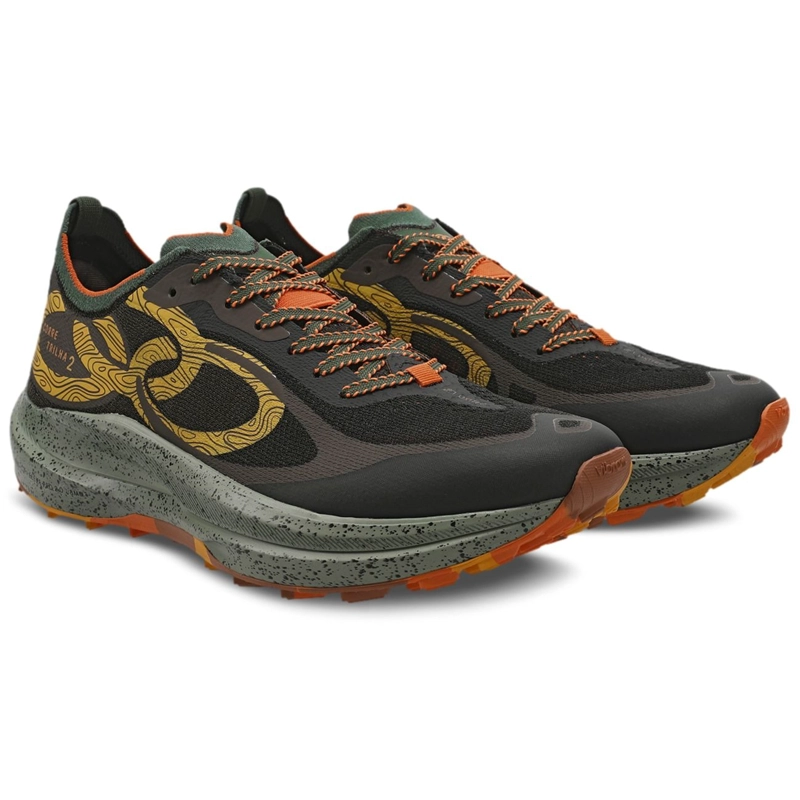ZAPATILLA TRAIL RUNNING MUJER CORRE TRILHA CAFE /MILITAR - 2