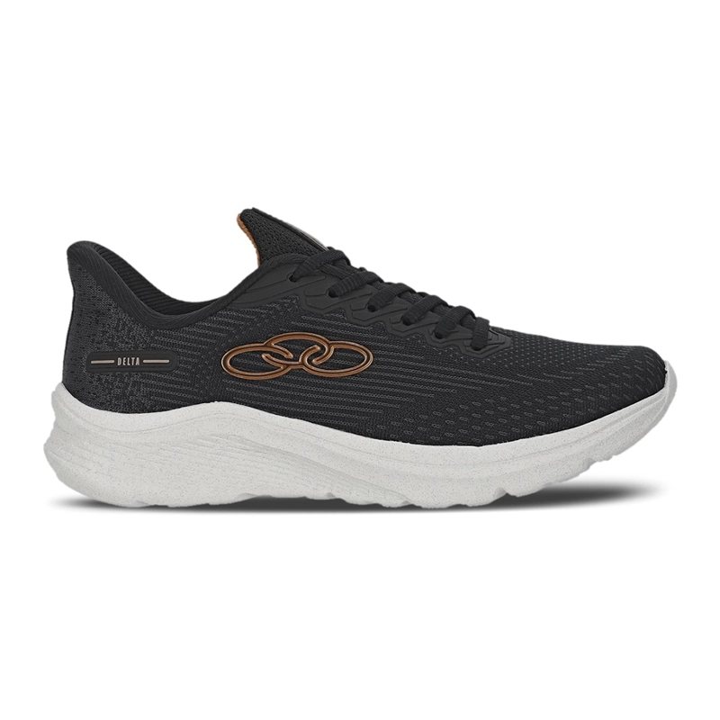 ZAPATILLA MUJER DELTA NEGRA/GRIS - 1