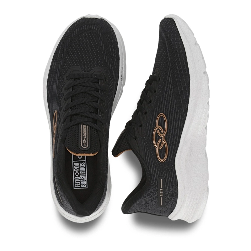 ZAPATILLA MUJER DELTA NEGRA/GRIS - 2