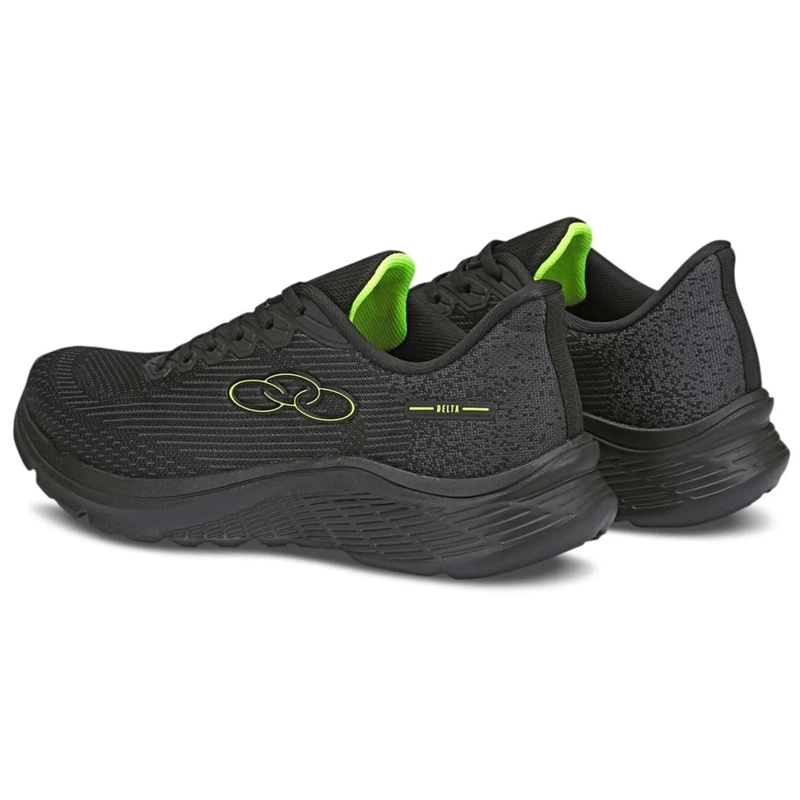 ZAPATILLA MUJER DELTA NEGRA/VERDE - 4