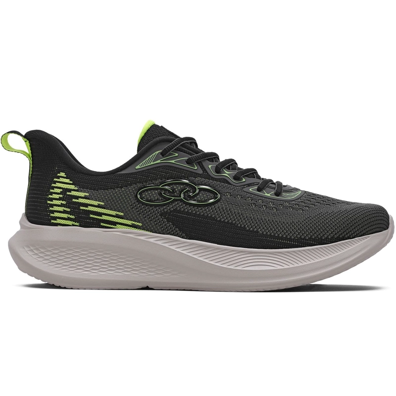 ZAPATILLA HOMBRE NIVEL GRIS/VERDE - 1