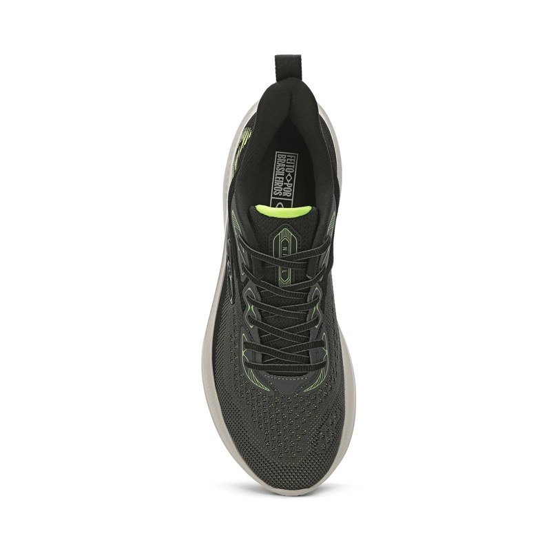 ZAPATILLA HOMBRE NIVEL GRIS/VERDE - 4