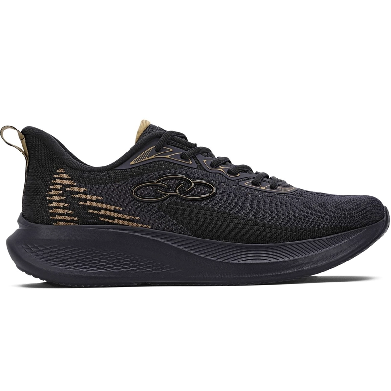 ZAPATILLA MUJER NIVEL AZUL MARINO/DORADO - 1