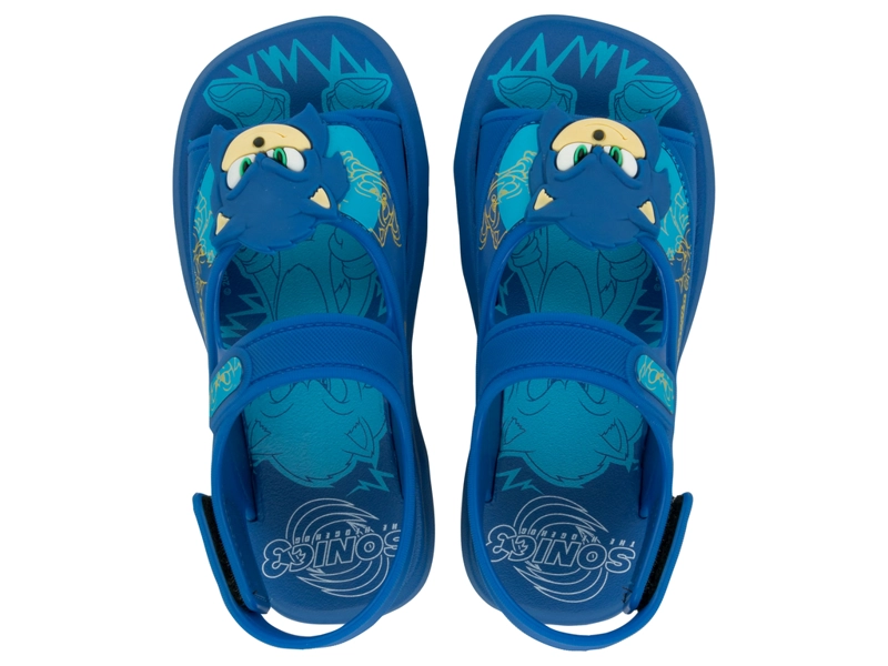 SANDALIA INFANTIL AZUL SONIC RUSH IPANEMA - 1
