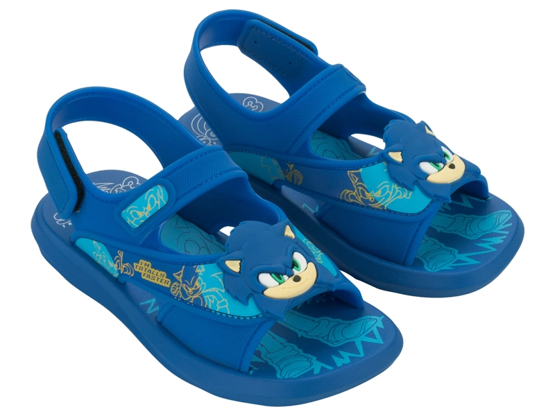 SANDALIA INFANTIL AZUL SONIC RUSH IPANEMA - 2