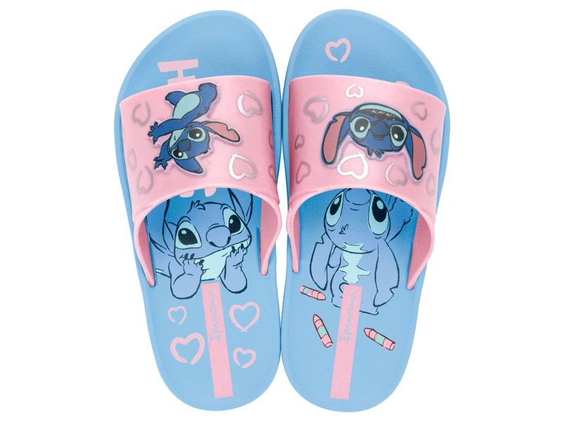 SANDALIA INFANTIL AZUL/ROSA DISNEY FUN IPANEMA - 1