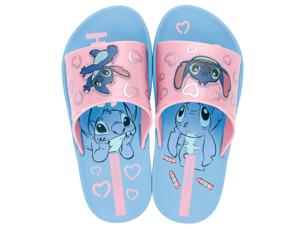 SANDALIA INFANTIL AZUL/ROSA DISNEY FUN IPANEMA - 1