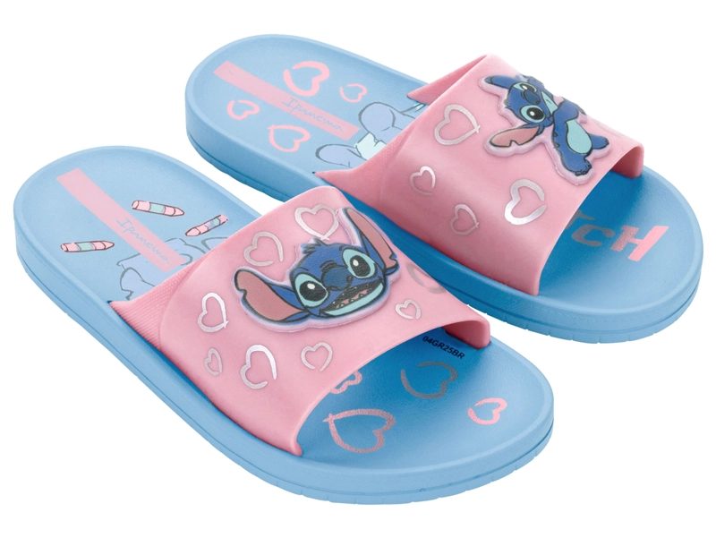 SANDALIA INFANTIL AZUL/ROSA DISNEY FUN IPANEMA - 2