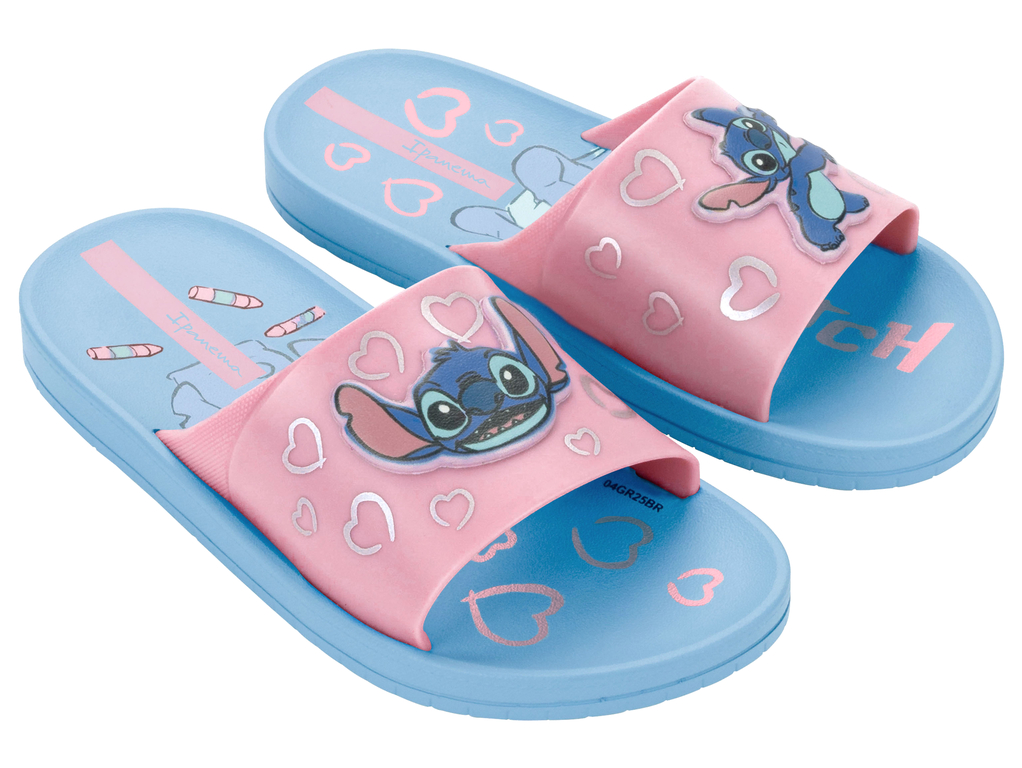 SANDALIA INFANTIL AZUL/ROSA DISNEY FUN IPANEMA - 2