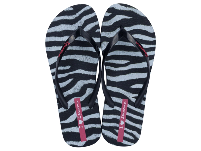 SANDALIA ROSA/NEGRO MUJER TRENDY PRINT IPANEMA - 1