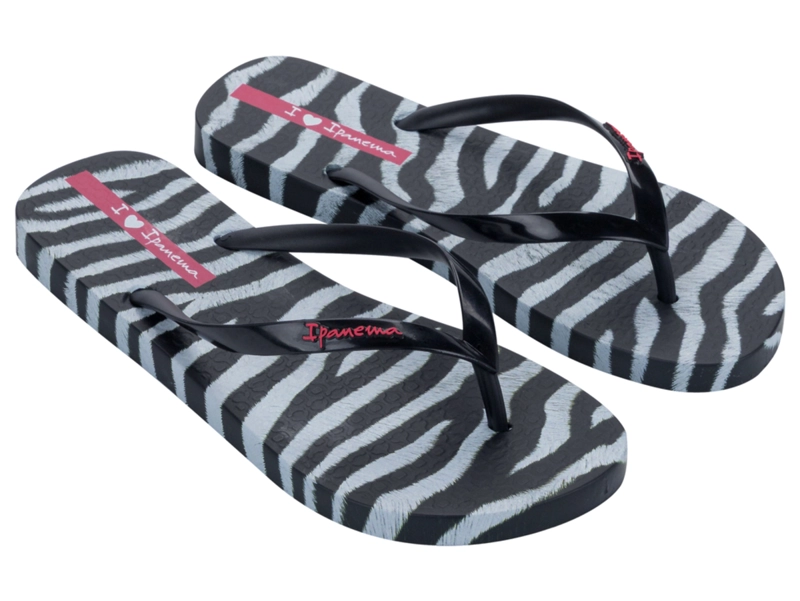 SANDALIA ROSA/NEGRO MUJER TRENDY PRINT IPANEMA - 2
