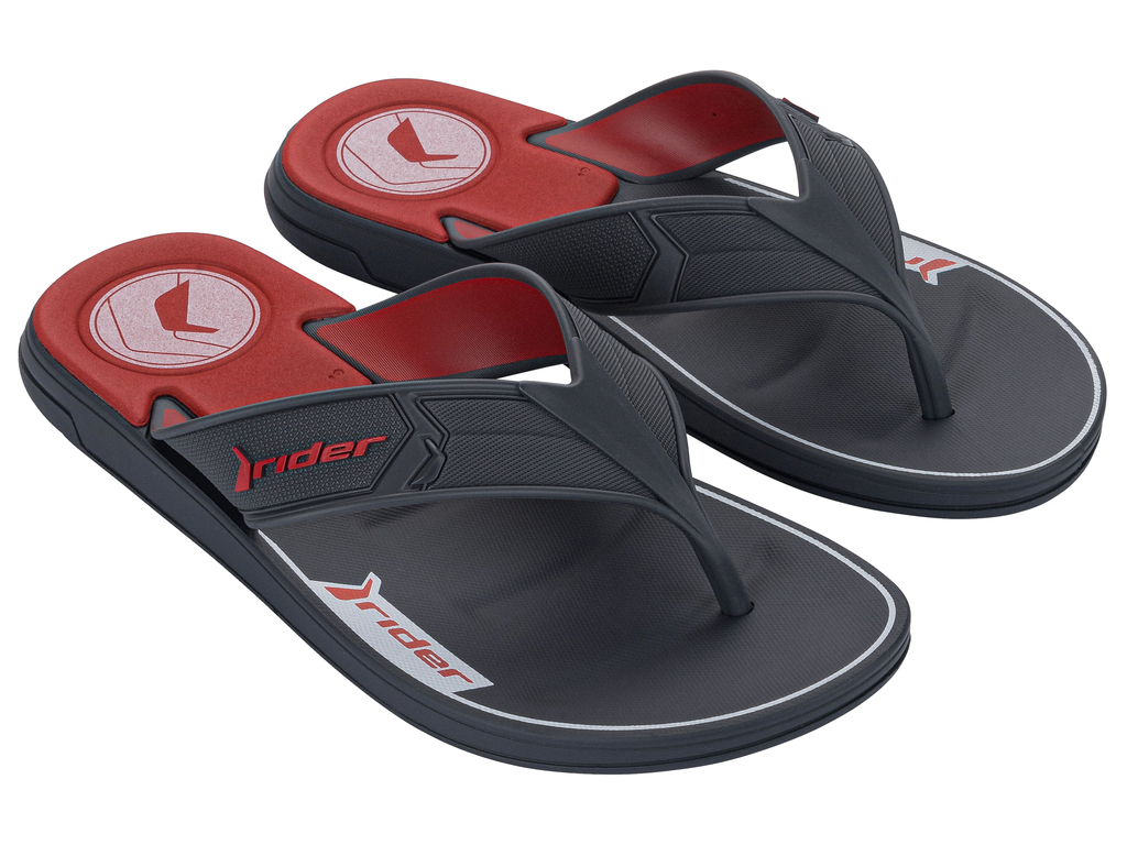 SANDALIA HOMBRE GRIS/ROJO START III RIDER - 2