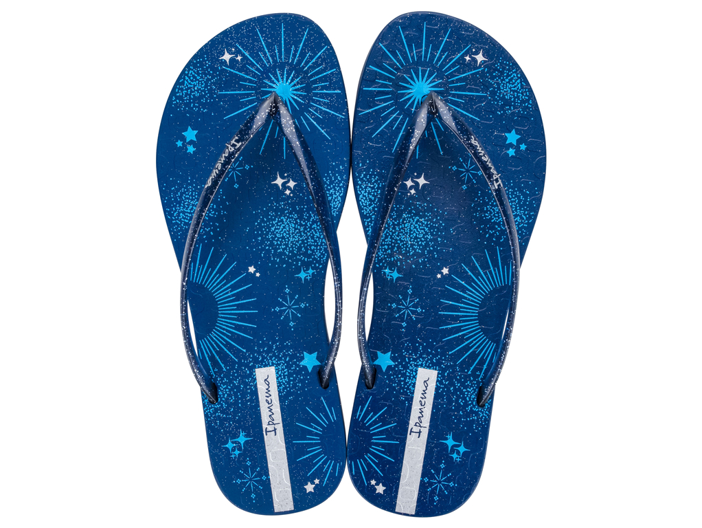 SANDALIA MUJER AZUL/GLITTER EASY MAIS IPANEMA - 1