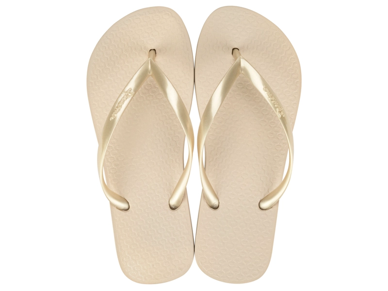 SANDALIA MUJER BEIGE/DORADO CALSSICA IPANEMA - 1