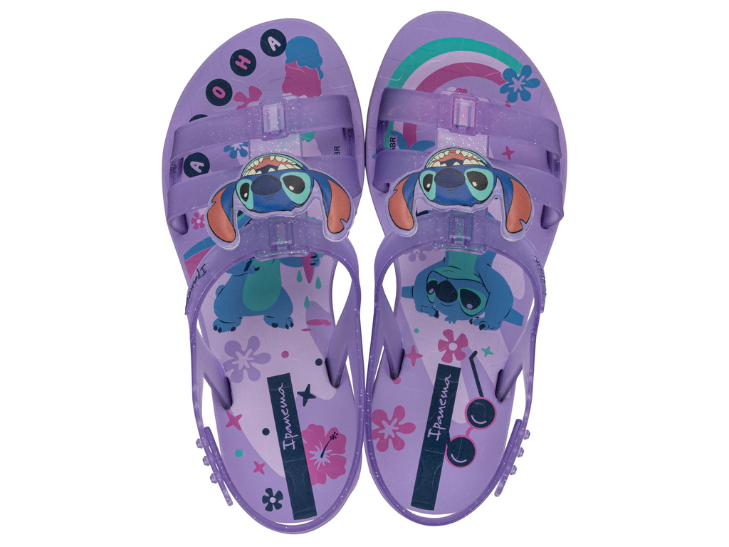 SANDALIA INFANTIL LILA STICH 102 IPANEMA - 1