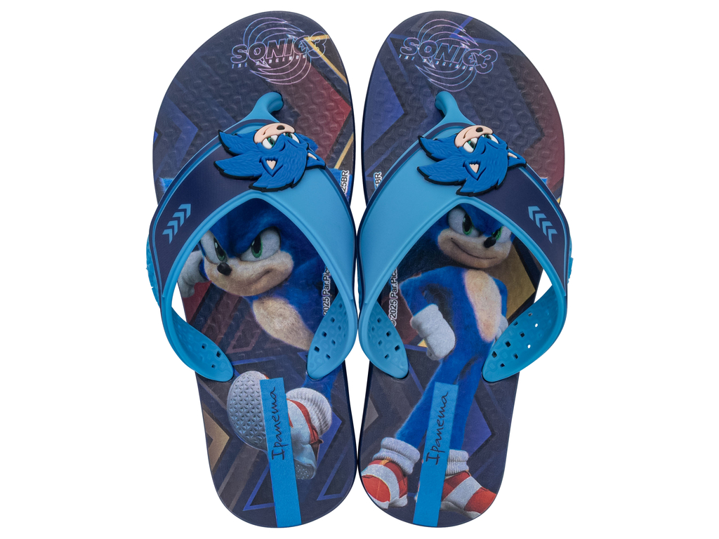 SANDALIA INFANTIL AZUL SONIC SPEEDRUN IPANEMA - 1