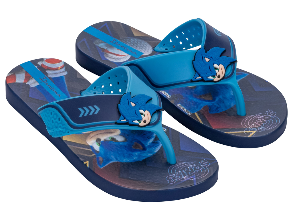 SANDALIA INFANTIL AZUL SONIC SPEEDRUN IPANEMA - 2