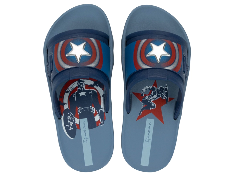 SANDALIA INFANTIL AZUL CAPITAN AMERICA ACTION IPANEMA - 1