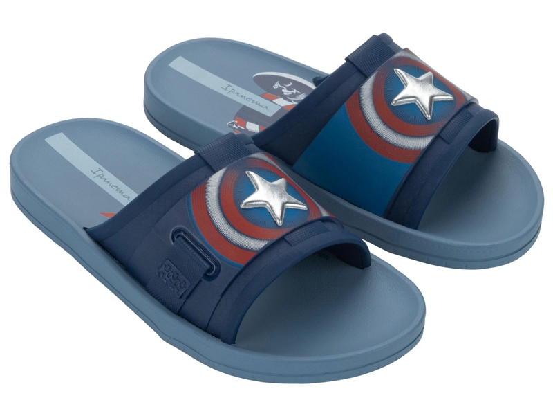 SANDALIA INFANTIL AZUL CAPITAN AMERICA ACTION IPANEMA - 3