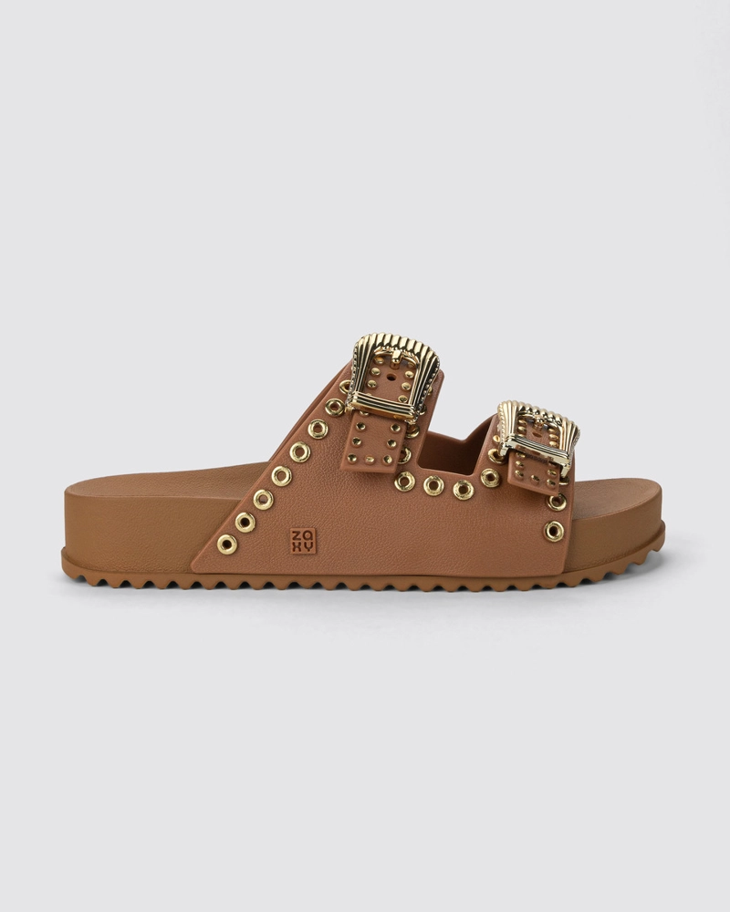 SANDALIA MUJER BEIGE HOLD AD ZAXY - 1