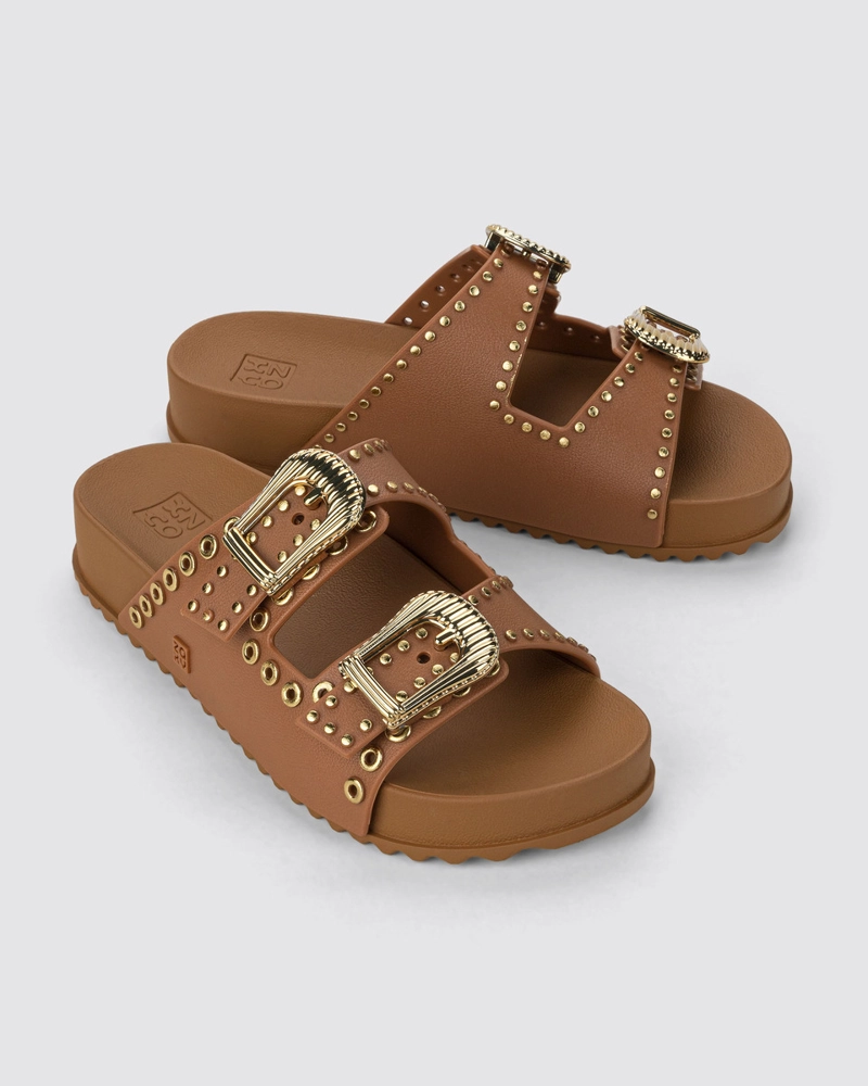 SANDALIA MUJER BEIGE HOLD AD ZAXY - 2