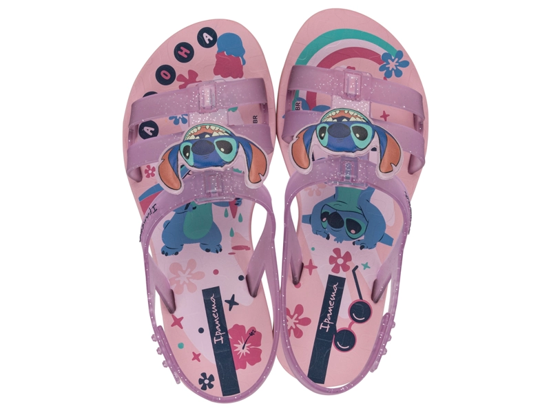 SANDALIA INFANTIL ROSA STICH 102 IPANEMA - 1