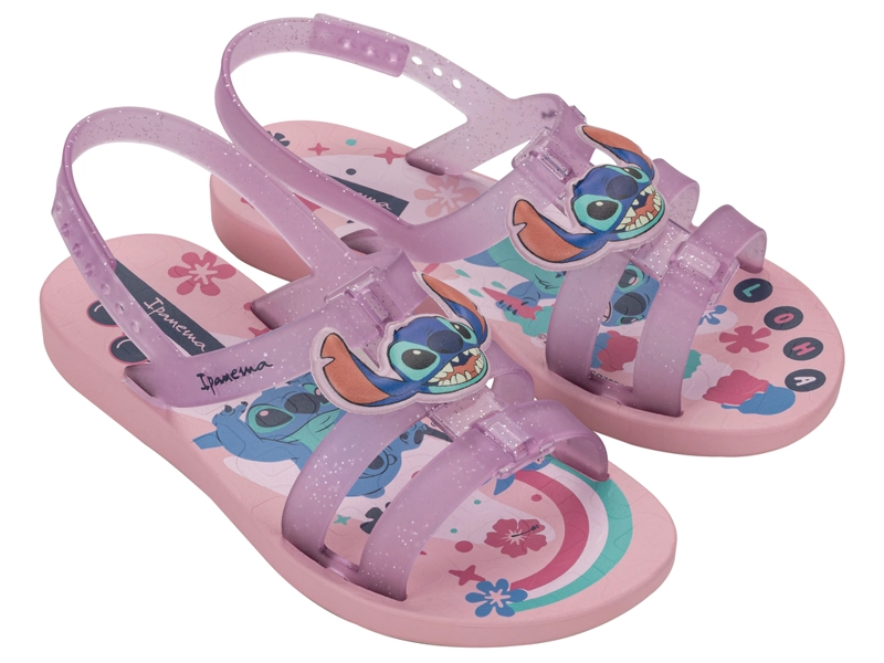 SANDALIA INFANTIL ROSA STICH 102 IPANEMA - 2