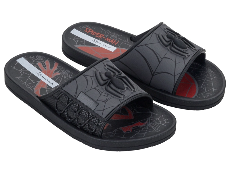SANDALIA GRIS INFANTIL SPIDERMAN 163 IPANEMA - 2