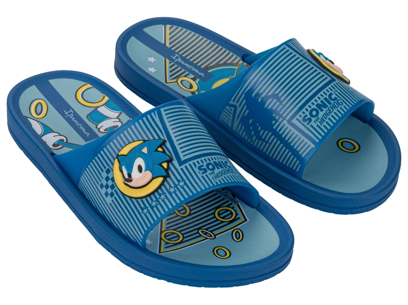SANDALIA INFANTIL AZUL/AMARILLO SONIC SLIDE IPANEMA - 2