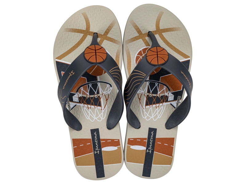SANDALIA INFANTIL BEIGE/NARANJA SPORTY IPANEMA - 1