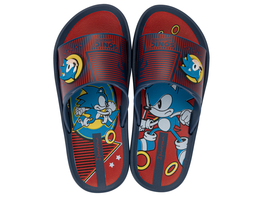 SANDALIA INFANTIL AZUL/ROJO SONIC SLIDE IPANEMA - 1