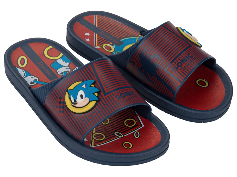 SANDALIA INFANTIL AZUL/ROJO SONIC SLIDE IPANEMA - 2