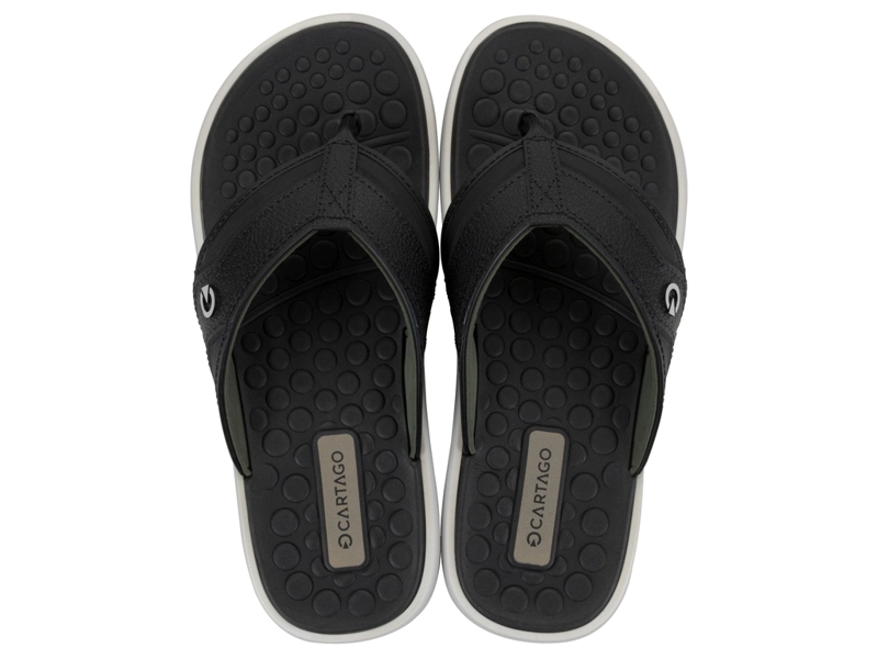 SANDALIA GRIS/NEGRO HOMBRE_ VENETO III CARTAGO - 1