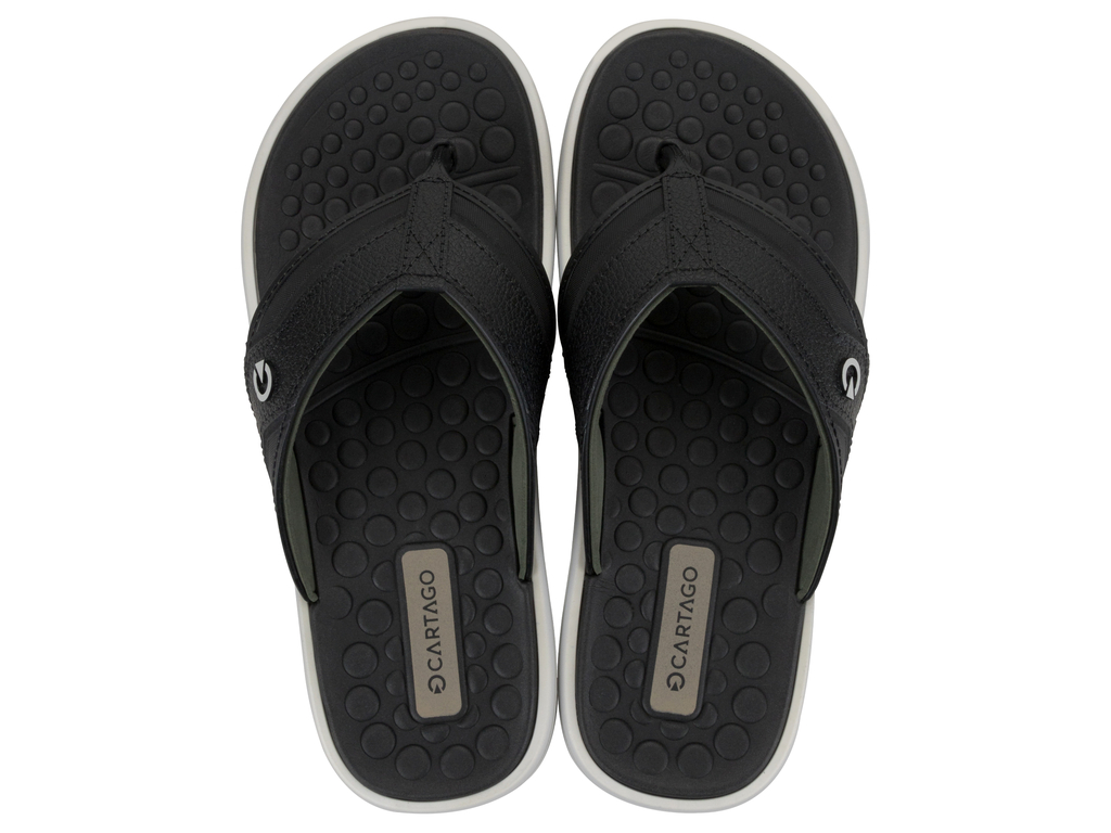 SANDALIA GRIS/NEGRO HOMBRE VENETO III CARTAGO - 1
