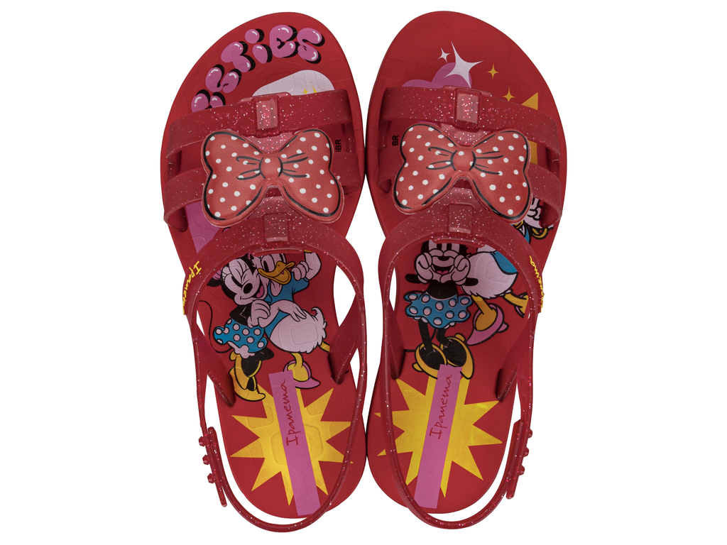 SANDALIA INFANTIL ROJO MINNIE 102 IPANEMA - 1