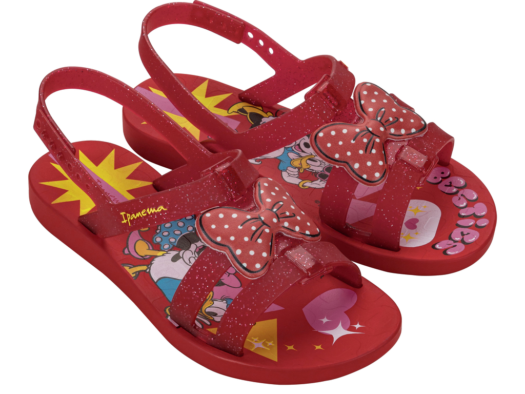 SANDALIA INFANTIL ROJO MINNIE 102 IPANEMA - 2