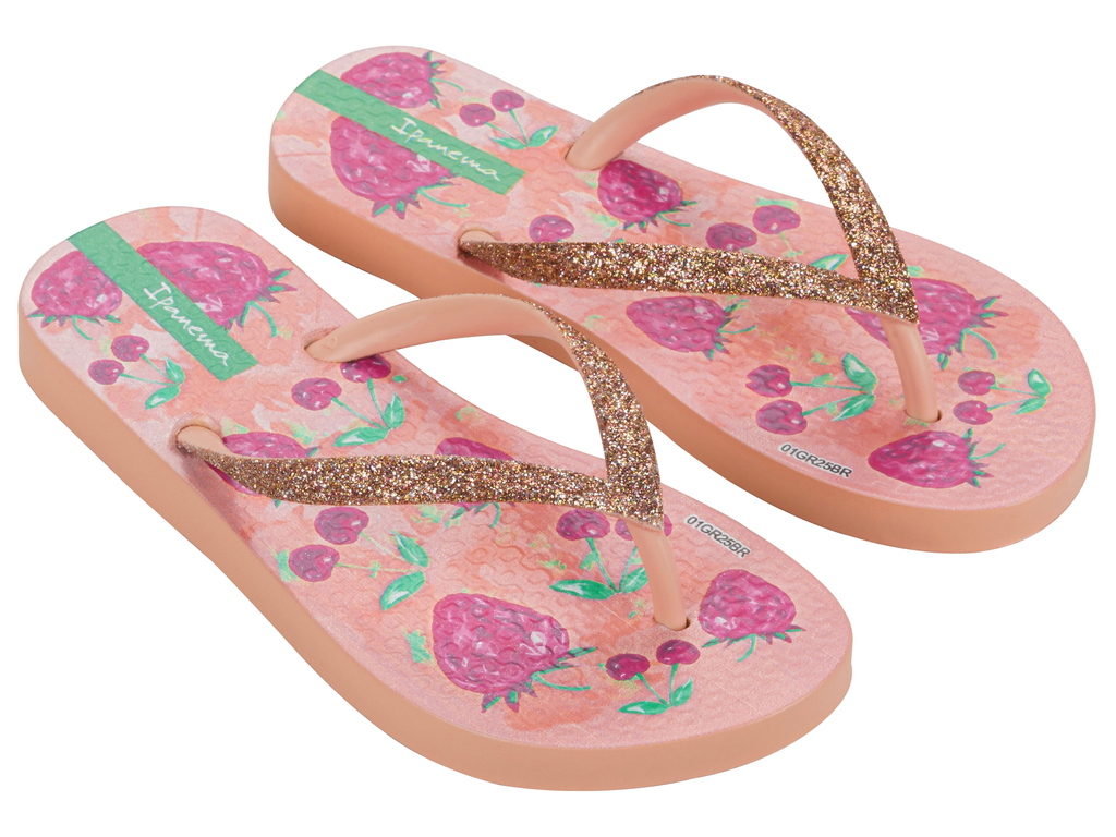 SANDALIA INFANTIL BEIGE/ROSA GARDEN SHINE IPANEMA - 2