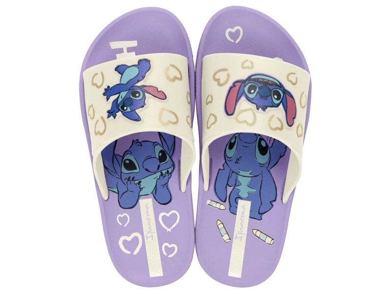 SANDALIA INFANTIL BEIGE/LILA DISNEY FUN IPANEMA - 1