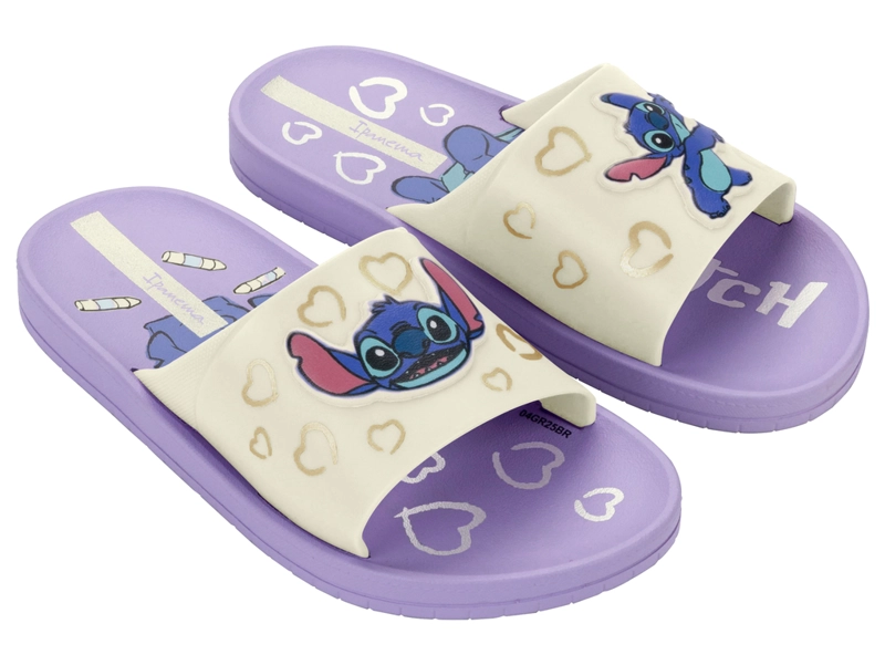 SANDALIA INFANTIL BEIGE/LILA DISNEY FUN IPANEMA - 2